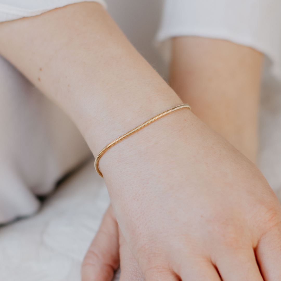 Snake Bone Bracelet – Golden Hour & Co.