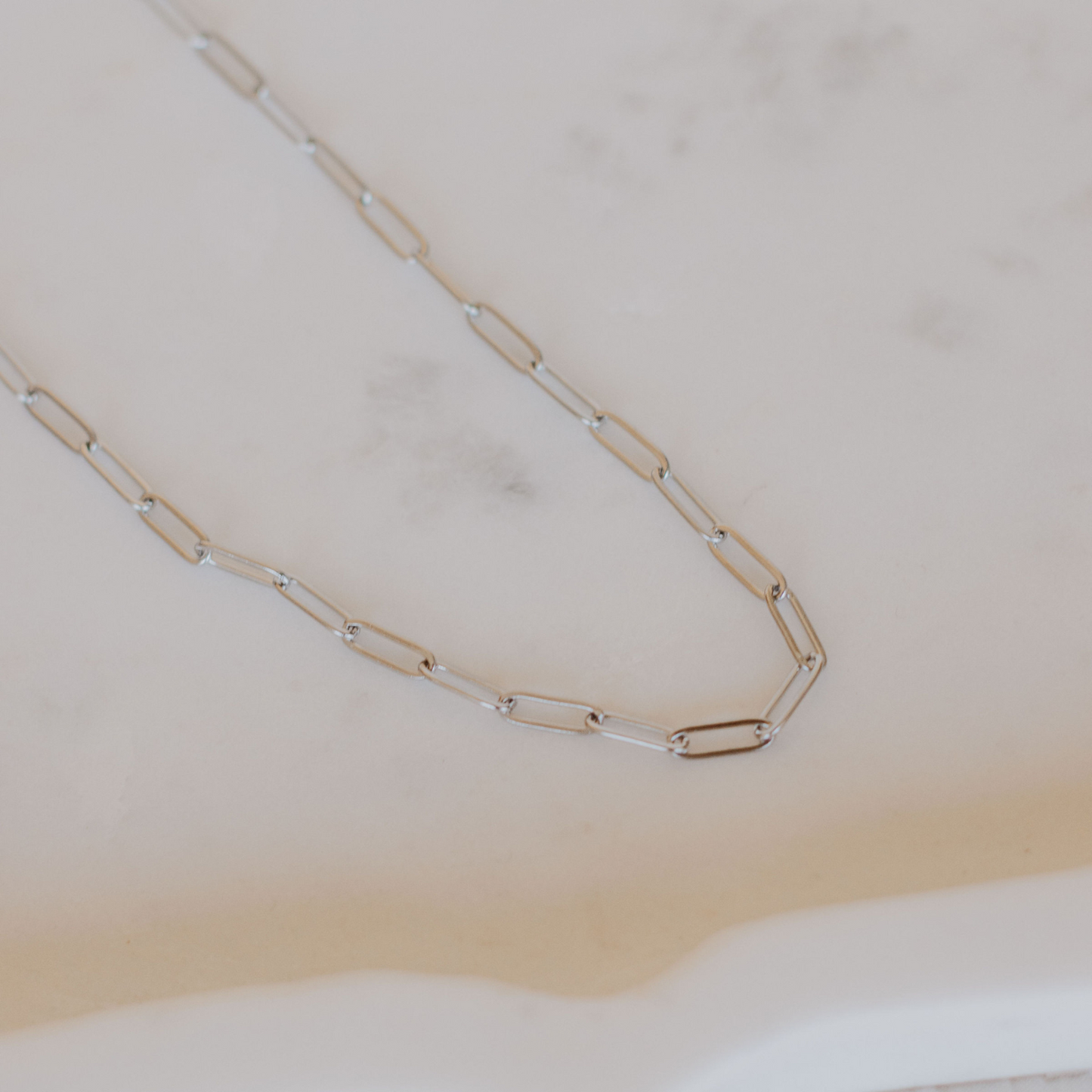 Silver Paperclip Chain