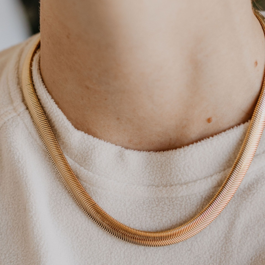 Chunky Herringbone Necklace